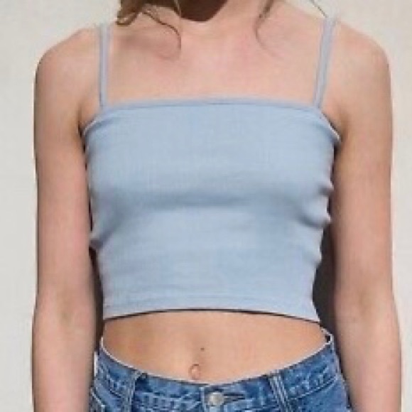 Hollister Tops - 3/20 Hollister Ribbed Square Neck Cami Crop Top
